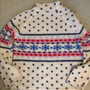 Winter Snowflake Fair Isles Sweater